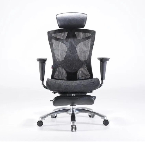 Ghế công thái học Sihoo V1 + Gác chân | Black (Chính Hãng)