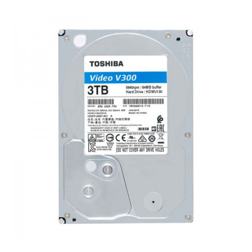 Ổ cứng GT Toshiba 3.5" V300 3TB 5940prm 64MB (Chính Hãng)