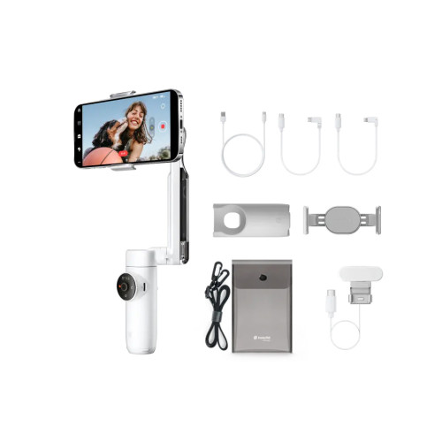 Gimbal Insta360 Flow Creator Kit | Summit White (Chính hãng)