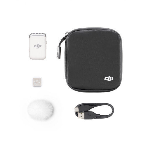 Microphone DJI Mic 2 | 1 TX | Pearl White (Chính hãng)