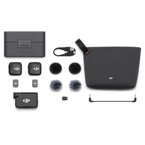 DJI Mic Mini | 2 TX + 1 RX + Charging Case | Infinite Black (Chính hãng)