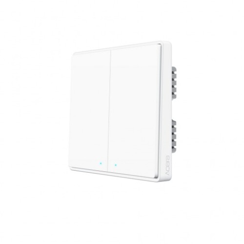 Công tắc thông minh Aqara D1 2 nút | White QBKG24LM (Quốc tế)