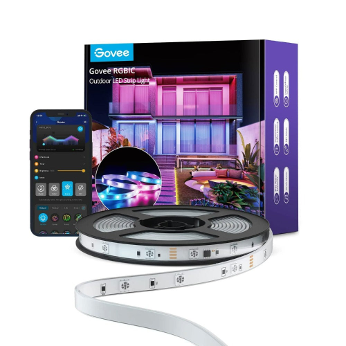 Govee Wi-Fi RGBIC Outdoor Strip Lights (10m) H6172