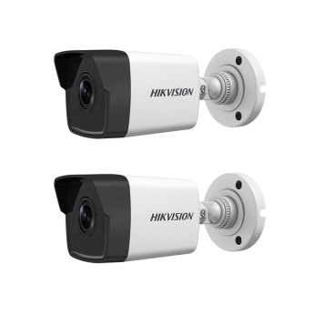 Trọn Bộ 4 Camera IP Hikvision 2MP - IP67 - Hồng ngoại 30M