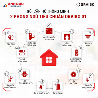 Gói Căn Hộ Thông Minh 2 Phòng Ngủ Tiêu Chuẩn Orvibo 01