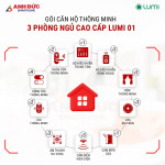 Gói Căn Hộ Thông Minh 3 Phòng Ngủ Cao Cấp Lumi 01