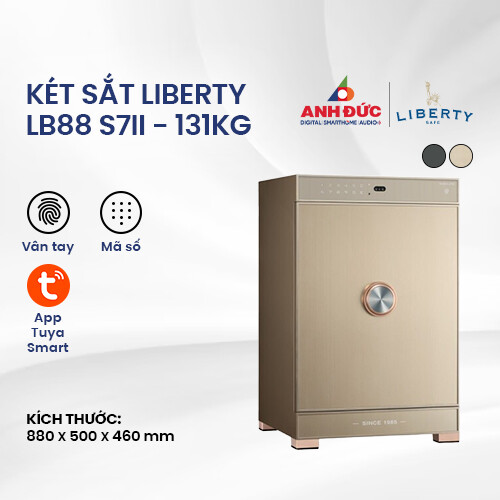 Két sắt thông minh Liberty LB88 S7II - 131kg | Gold