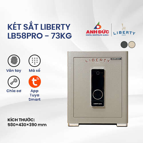 Két sắt thông minh Liberty LB58PRO - 73kg | Gold