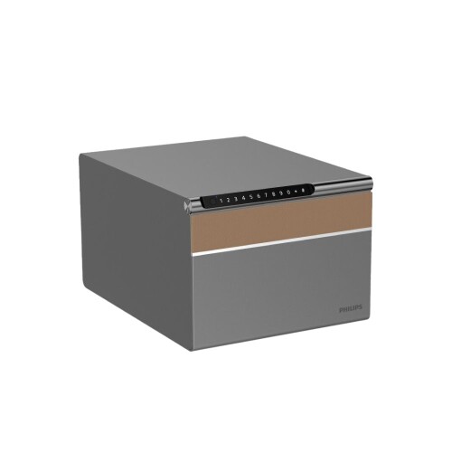 Két sắt mini Philips SBX102 | Grey