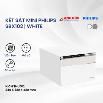 Két sắt mini Philips SBX102 | White