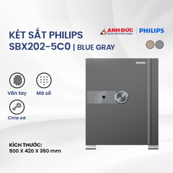 Két sắt Philips SBX202-5C0 | Blue Gray