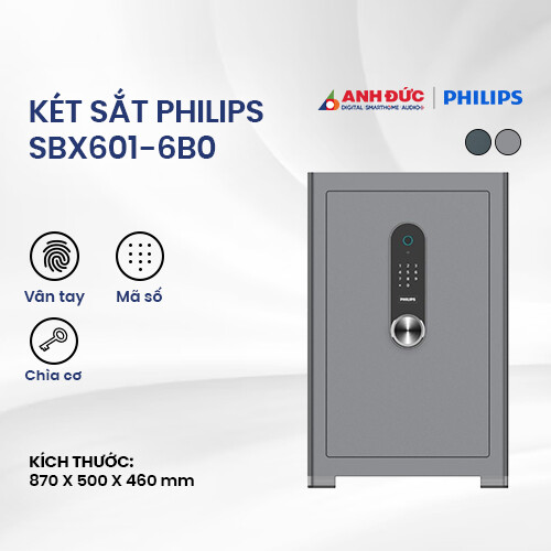 Két sắt PhiLips SBX601-6B0 | Gray