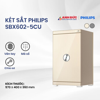 Két sắt Philips SBX602-5CU | Gold