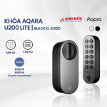 Khóa cửa thông minh Aqara U200 Lite | Black EL-D03D (Quốc tế)