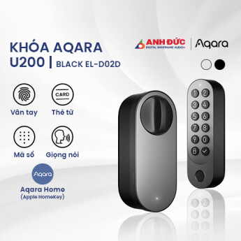 Khóa cửa thông minh Aqara U200 | Black EL-D02D (Quốc tế)