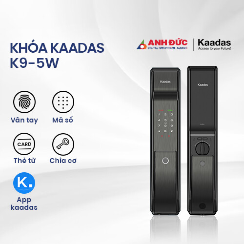 Khóa Kaadas K9-5W | Black
