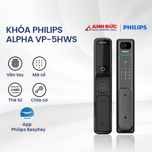 Khóa Philips Alpha VP-5HWS | Black