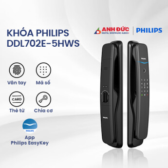 Khóa Philips DDL702E-5HWS | Black