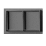 Viền bo 2 công tắc Orvibo LPK02