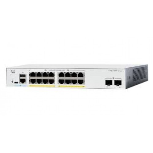 Switch Cisco 16 Cổng PoE+ Gigabit Layer 2 Managed C1200-16P-2G