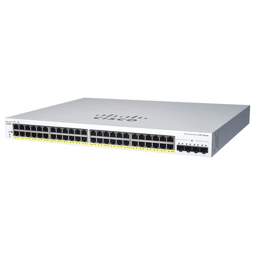 Switch Cisco 48 cổng PoE + 4 Cổng SFP CBS220-48P-4G-EU