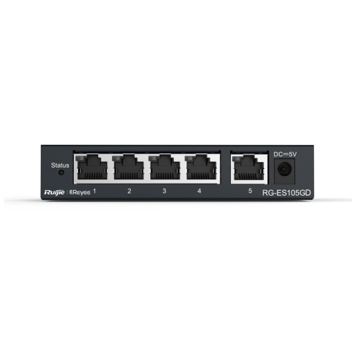 Switch Ruijie Reyee 5 cổng 10/100/1000 BASE-T RG-ES105GD