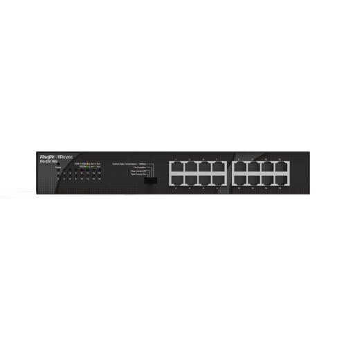 Switch Ruijie Reyee 16 cổng 10/100/1000 BASE-T RG-ES116G