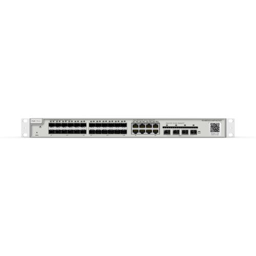 Switch Ruijie Reyee 24 Cổng quang 100/1000 + 8 combo + 4 cổng SFP+ quang 10G RG-NBS5200-24SFP/8GT4XS
