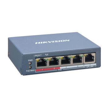 Switch Hikvision PoE 4 cổng DS-3E1105P-EI