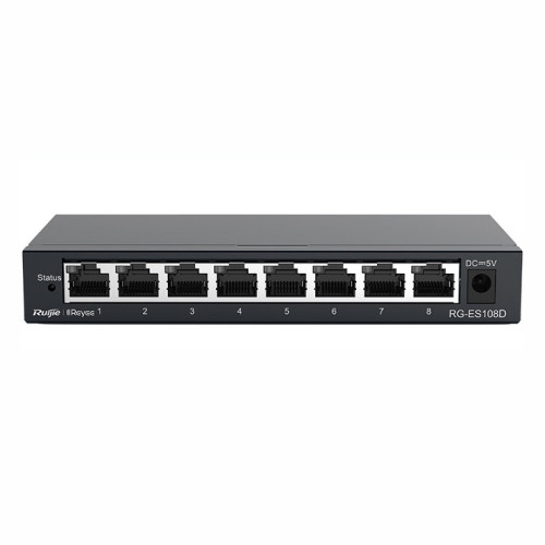 Switch Ruijie Reyee 8 cổng 10/100 BASE-T RG-ES108D